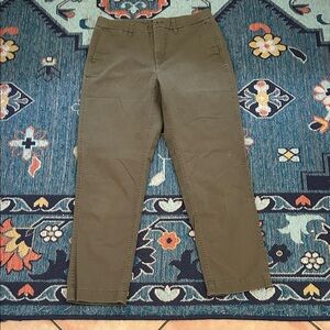 J. Crew woman’s green Chinos